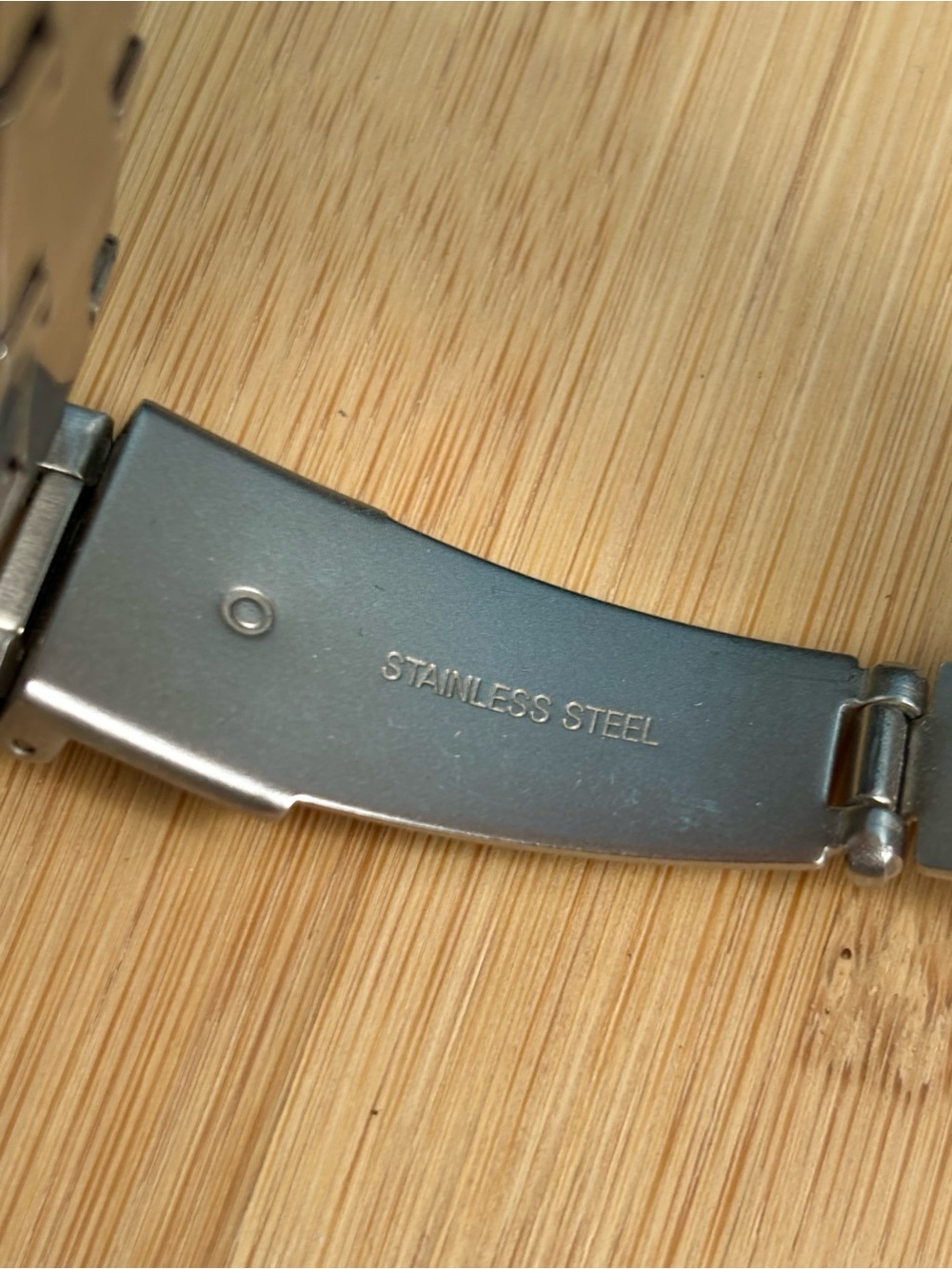 Fossil Silver Tone Multi-Function Stainless Steel Watch Crystal Baguette 38mm - Picture 7 of 15
